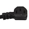Ac Works UP to 6.5ft 10A 18/3 Coiled Medical Grade Power Cord with Right C13 Connector MDC515RC13-V1 - alternate 2